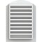 Ekena Millwork Arch Top Gable Vent Functional, PVC Gable Vent w/ 1" x 4" Flat Trim Frame, 14"W x 26"H GVPAR14X2601FUN - alternate 2